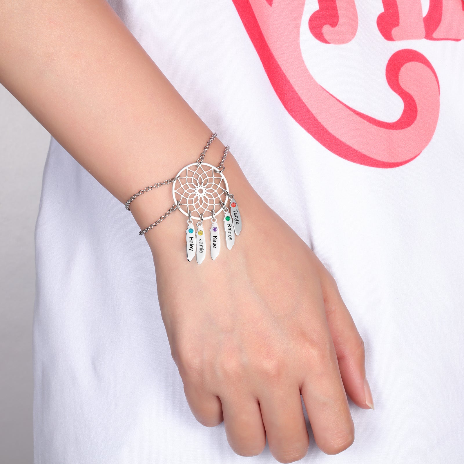 Stainless Steel Dreamcatcher Necklace