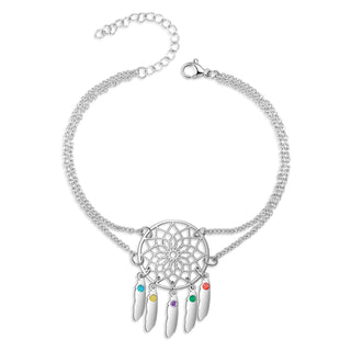 Stainless Steel Dreamcatcher Necklace