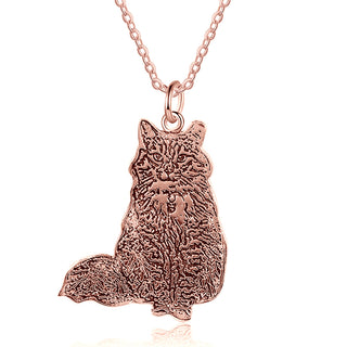 Custom Pet Portrait Necklace