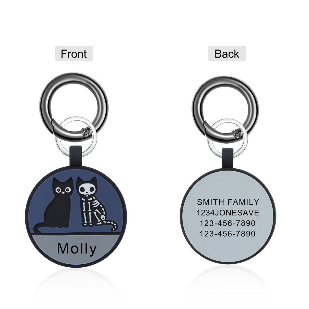 Personalized Halloween Silica Gel Dog Tag