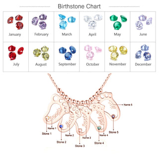 Personalized Rhodium Plated Baby Foot Name Necklace