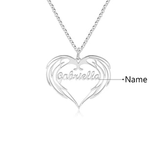 Personalized Heart Shape Name Necklace