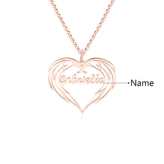 Personalized Heart Shape Name Necklace
