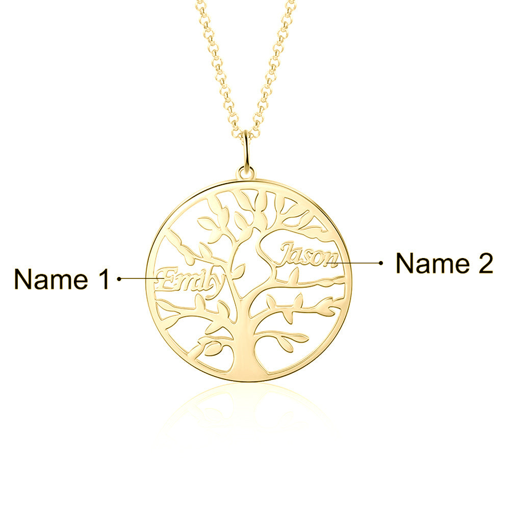 Tree of Life Name Necklace