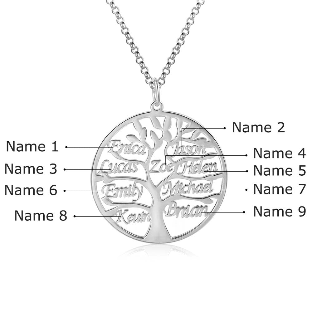 Tree of Life Name Necklace