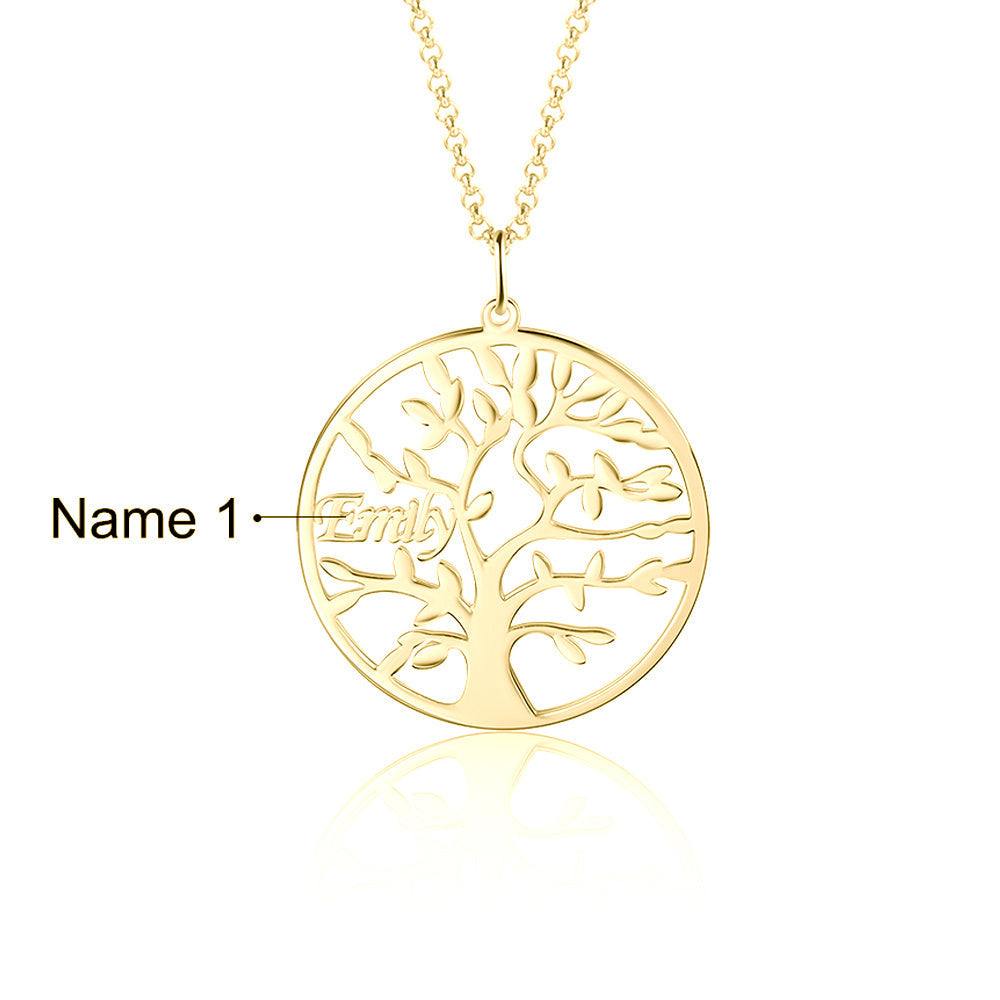 Tree of Life Name Necklace