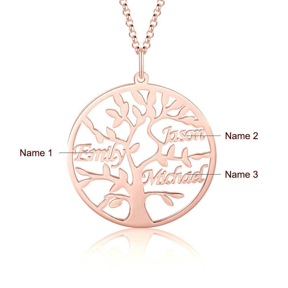 Tree of Life Name Necklace