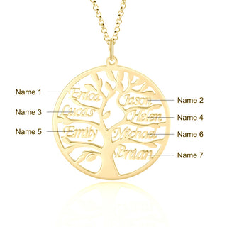 Tree of Life Name Necklace