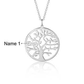 Tree of Life Name Necklace