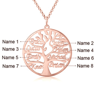 Tree of Life Name Necklace