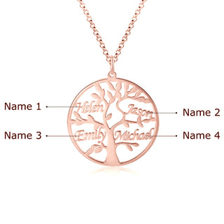 Tree of Life Name Necklace