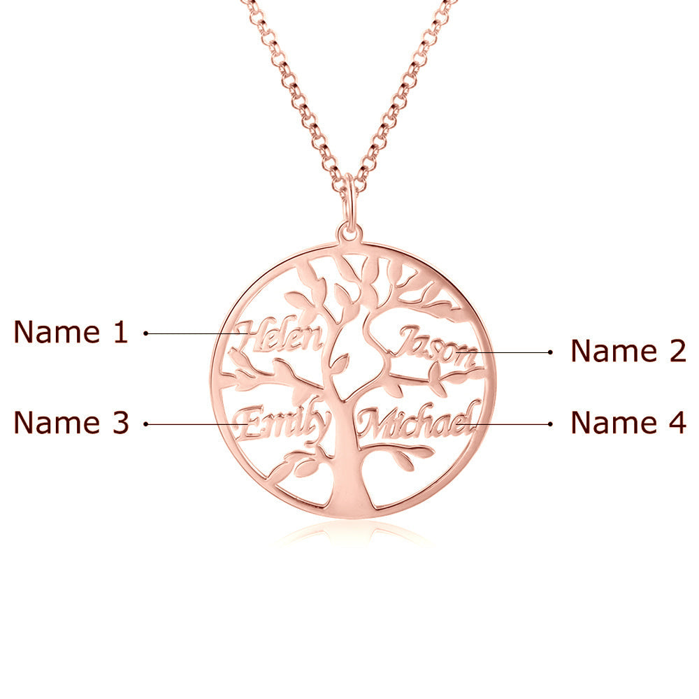 Tree of Life Name Necklace