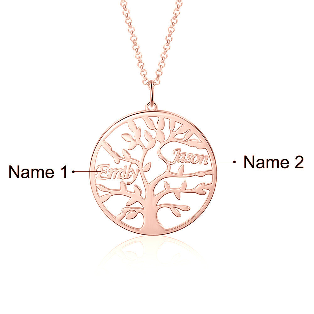 Tree of Life Name Necklace