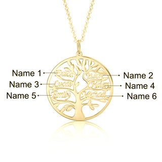 Tree of Life Name Necklace