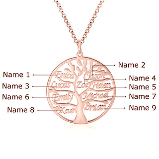 Tree of Life Name Necklace