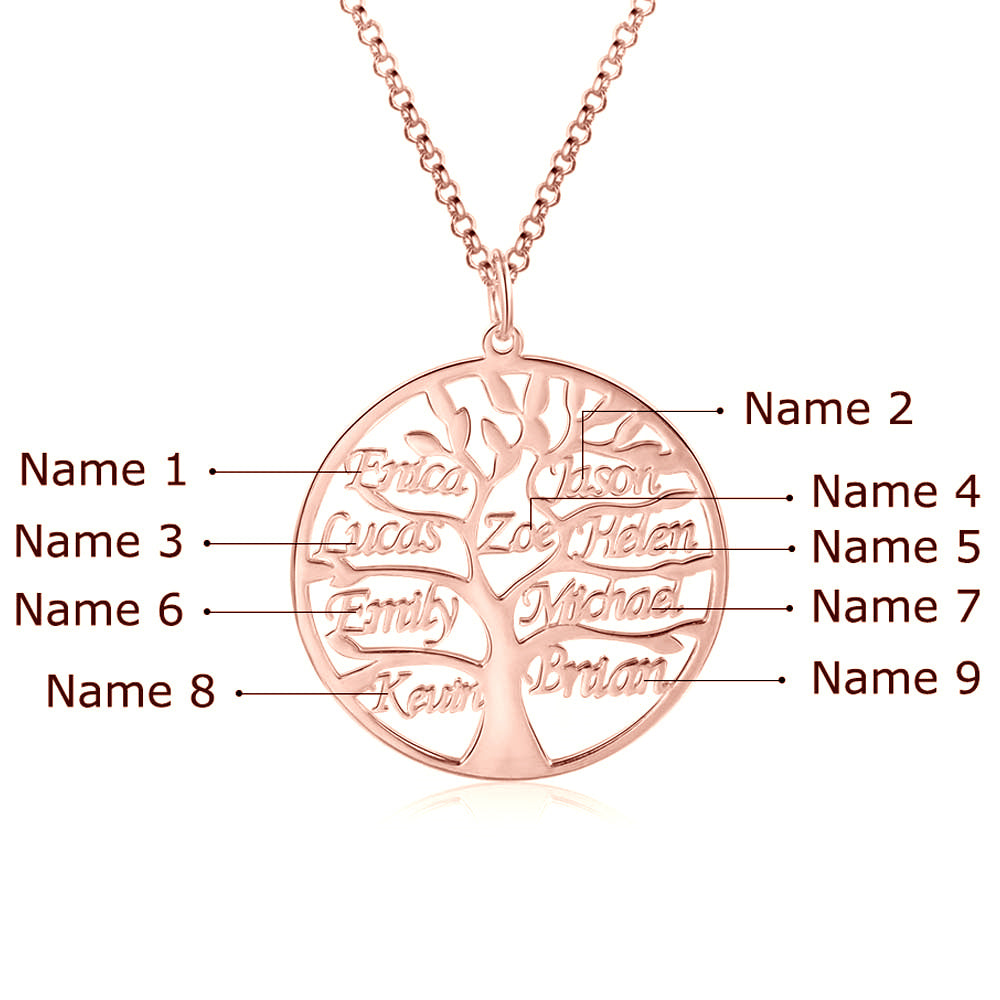 Tree of Life Name Necklace