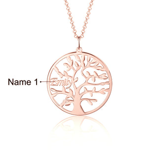 Tree of Life Name Necklace