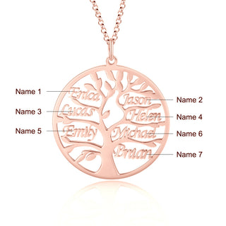 Tree of Life Name Necklace