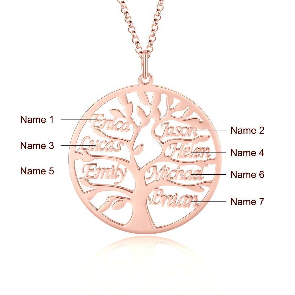 Tree of Life Name Necklace