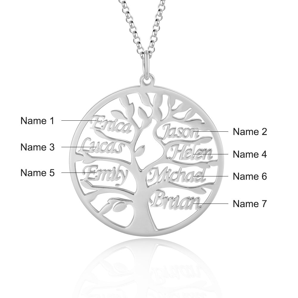 Tree of Life Name Necklace