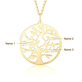 Tree of Life Name Necklace