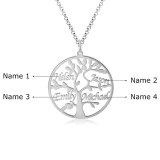 Tree of Life Name Necklace