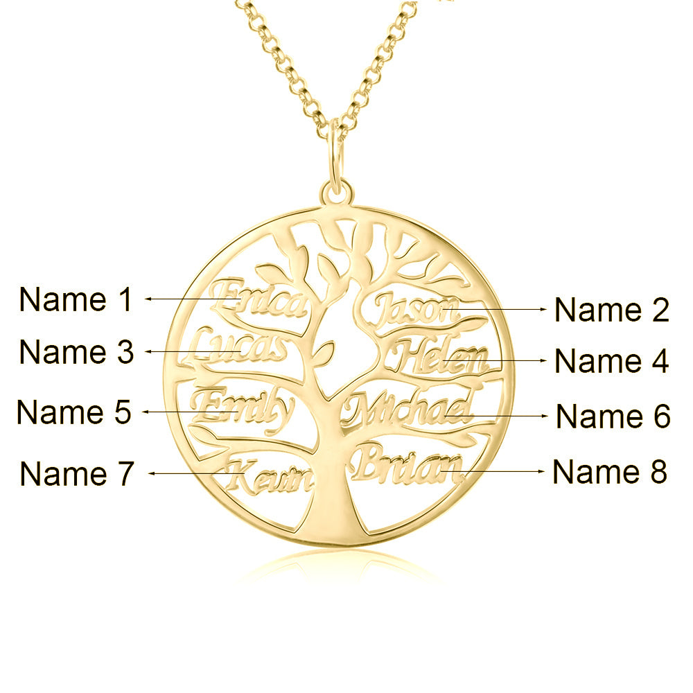 Tree of Life Name Necklace