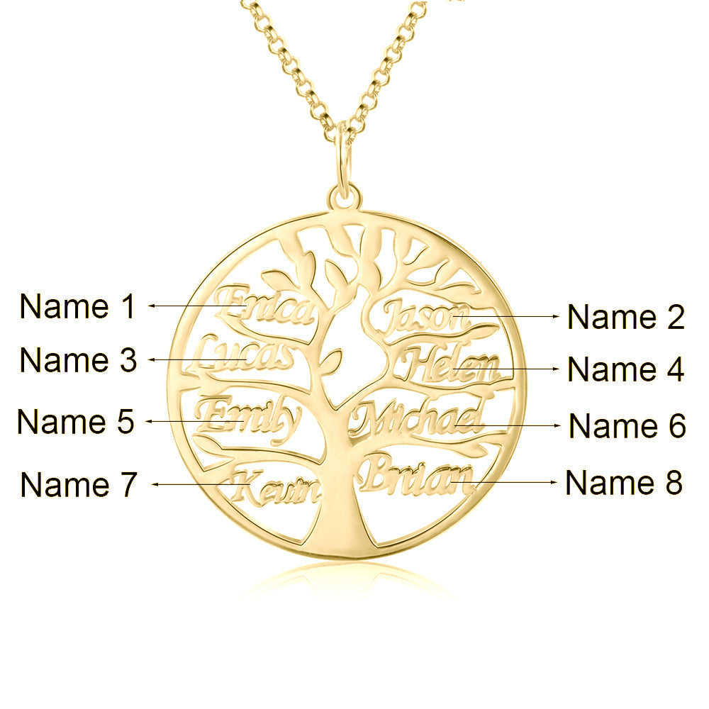 Tree of Life Name Necklace