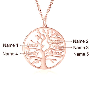 Tree of Life Name Necklace