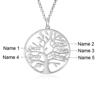 Tree of Life Name Necklace