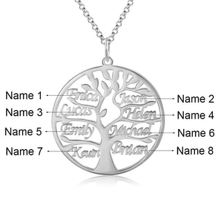 Tree of Life Name Necklace