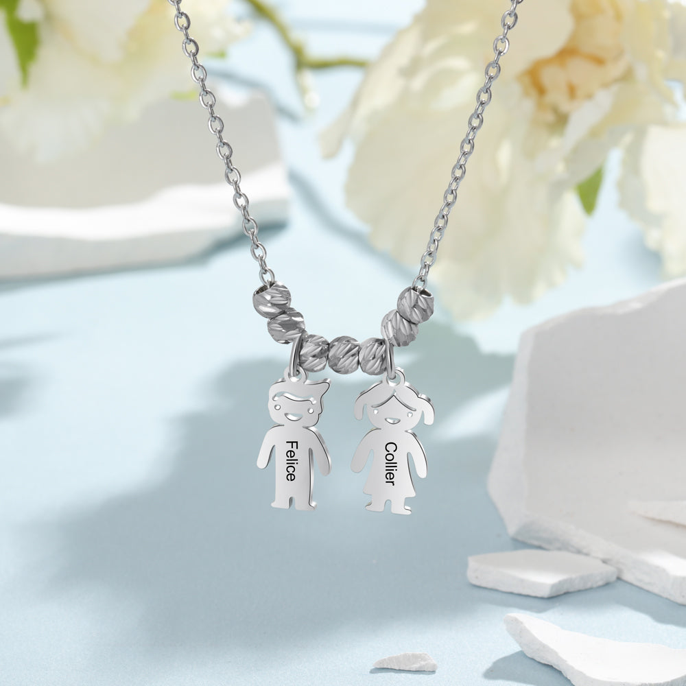 Personalized Stainless Steel Baby Necklace