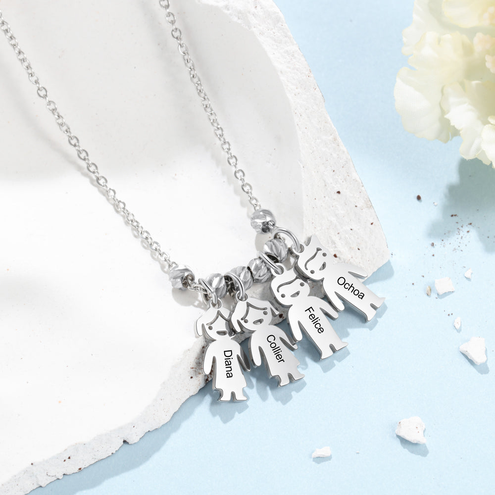 Personalized Stainless Steel Baby Necklace