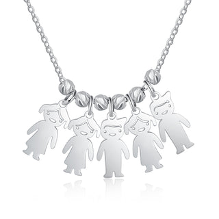 Personalized Stainless Steel Baby Necklace