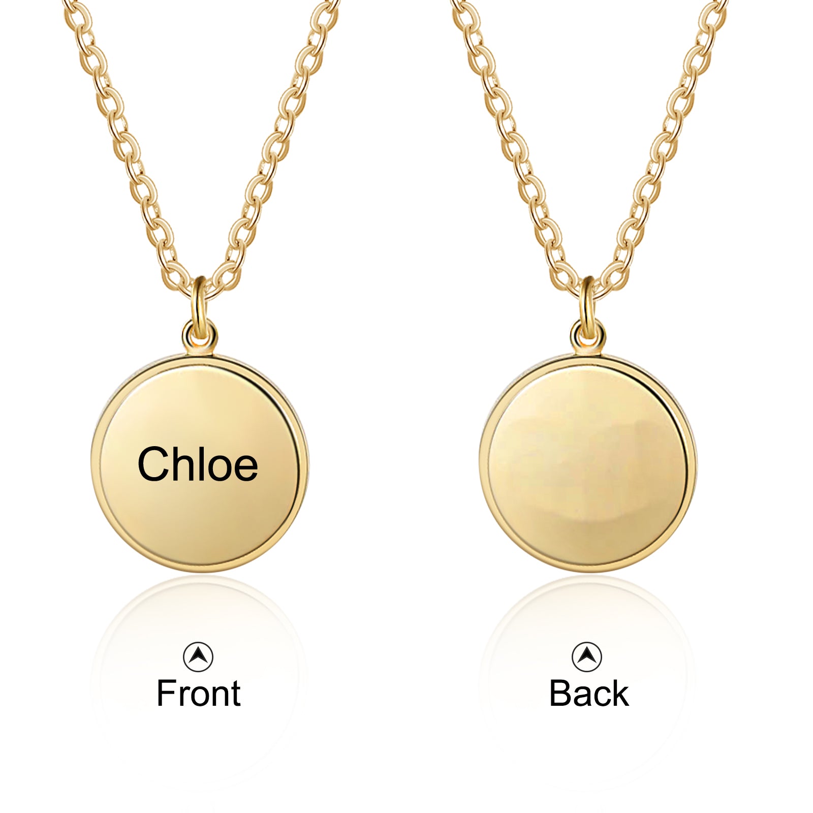 S925 silver Projection Custom Necklace