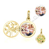 Personalized 925 Sterling Silver Family Tree Photo Necklace