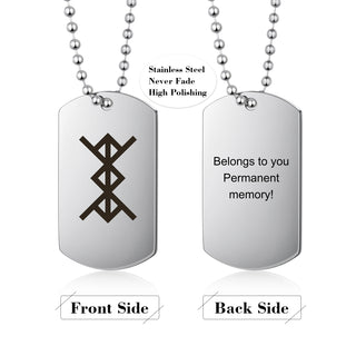 Personalized Shield Pendant Necklace