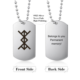 Personalized Shield Pendant Necklace