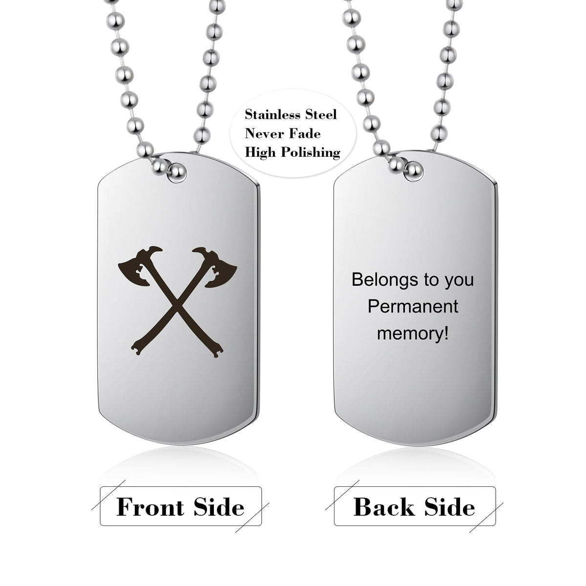 Personalized Shield Pendant Necklace