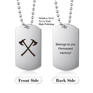 Personalized Shield Pendant Necklace