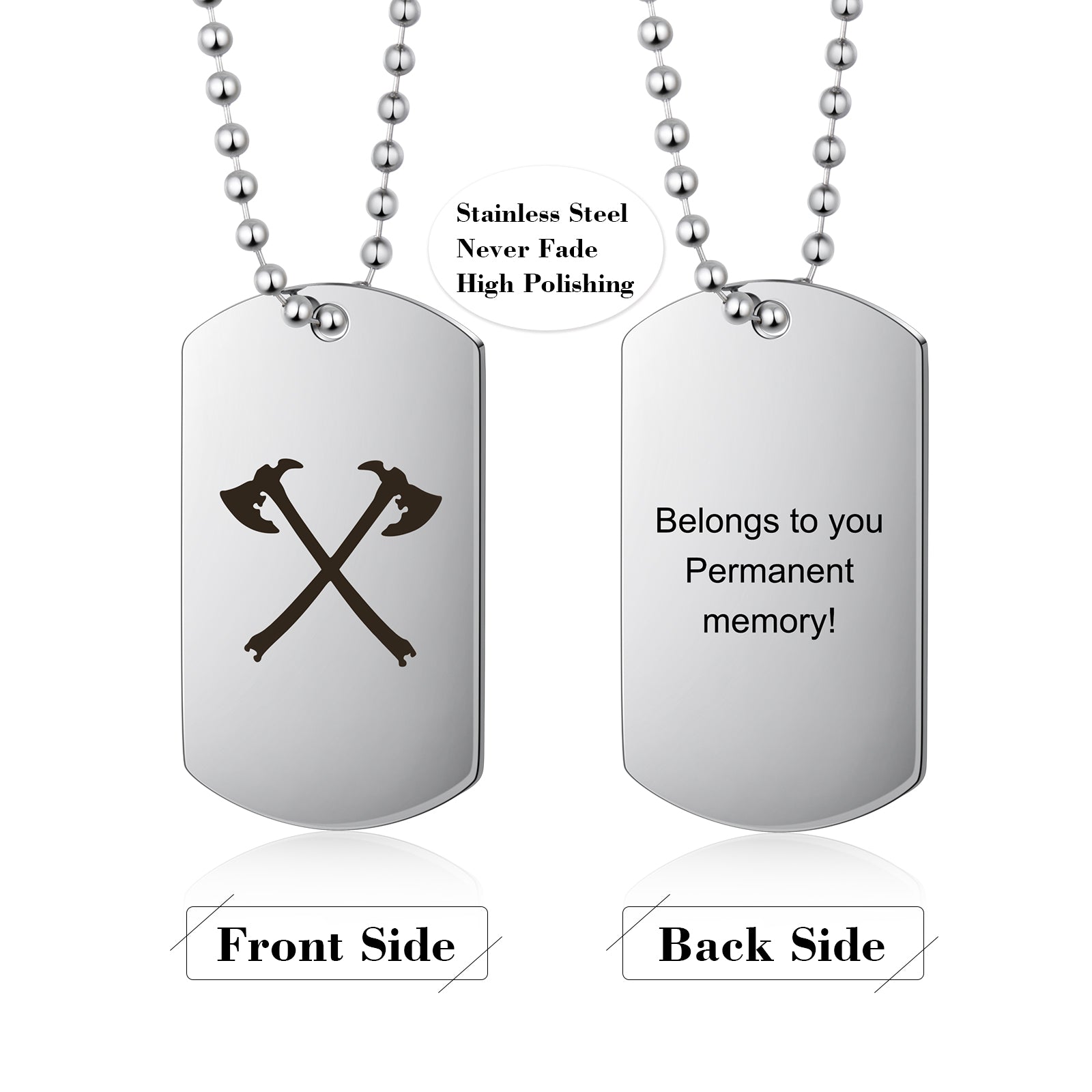 Personalized Shield Pendant Necklace