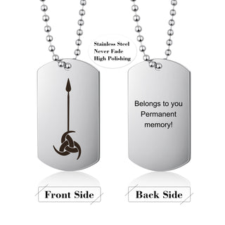 Personalized Shield Pendant Necklace