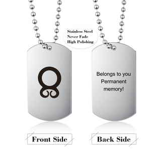 Personalized Shield Pendant Necklace