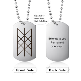 Personalized Shield Pendant Necklace