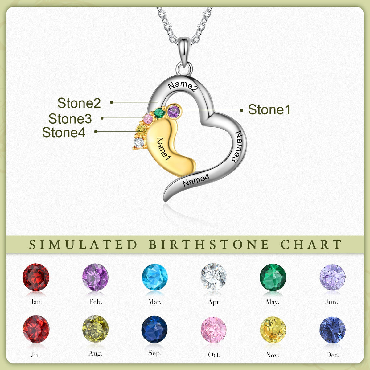 Custom Heart Necklace