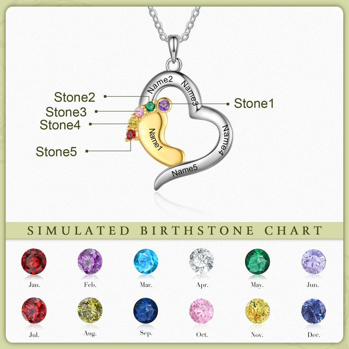 Custom Heart Necklace