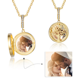Personalized Sterling Silver Photo Necklace