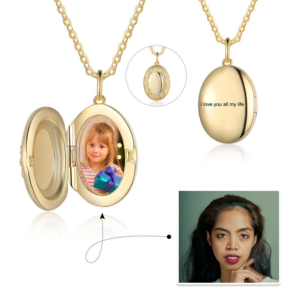 Custom Photo Necklace
