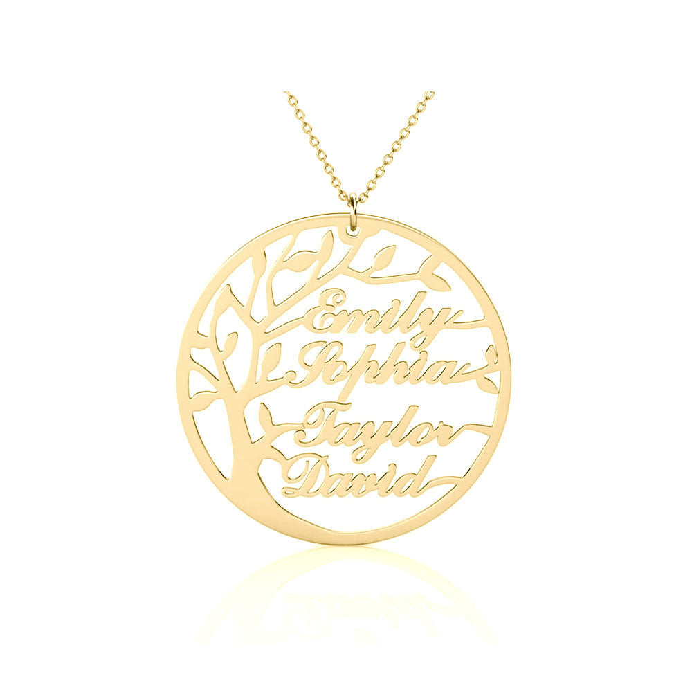 Custom Family Tree Necklace
