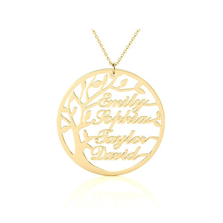 Custom Family Tree Necklace